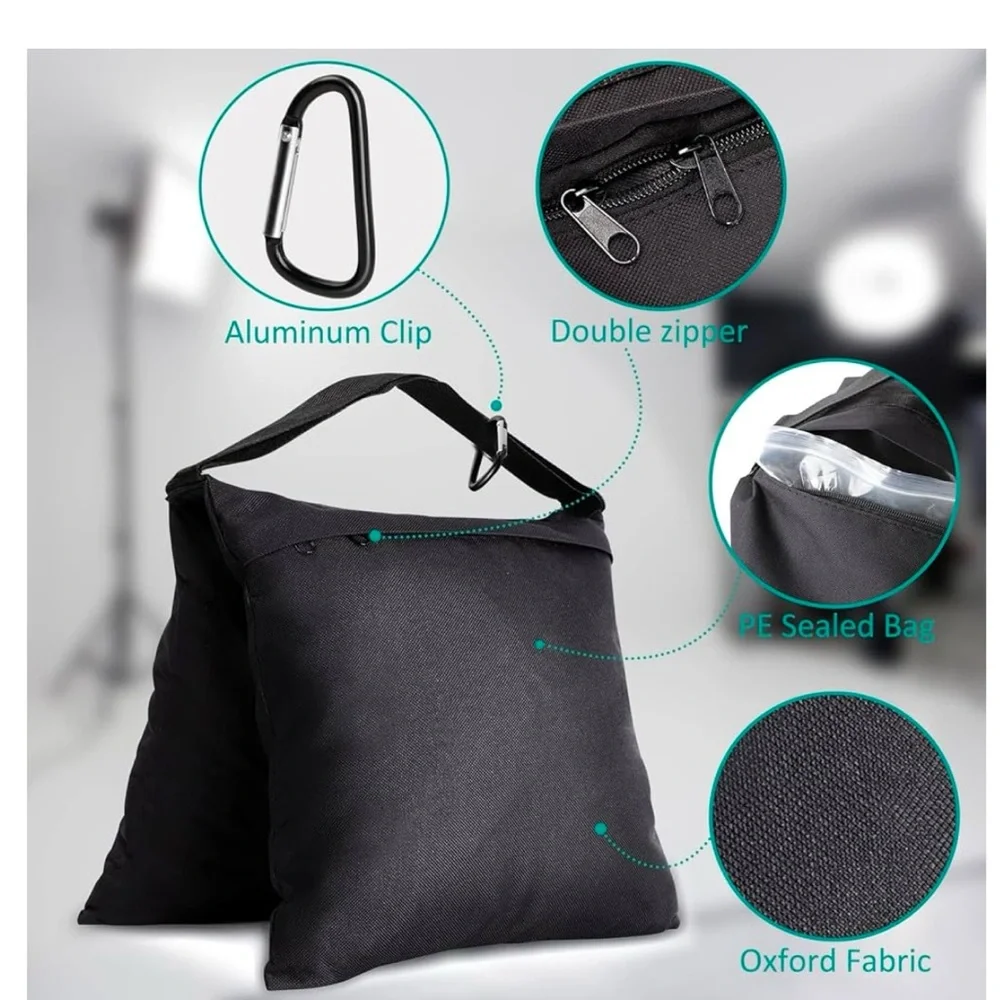 Six Tripod Stand Sandbags - photography